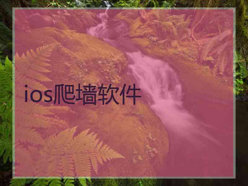 ios爬墙软件