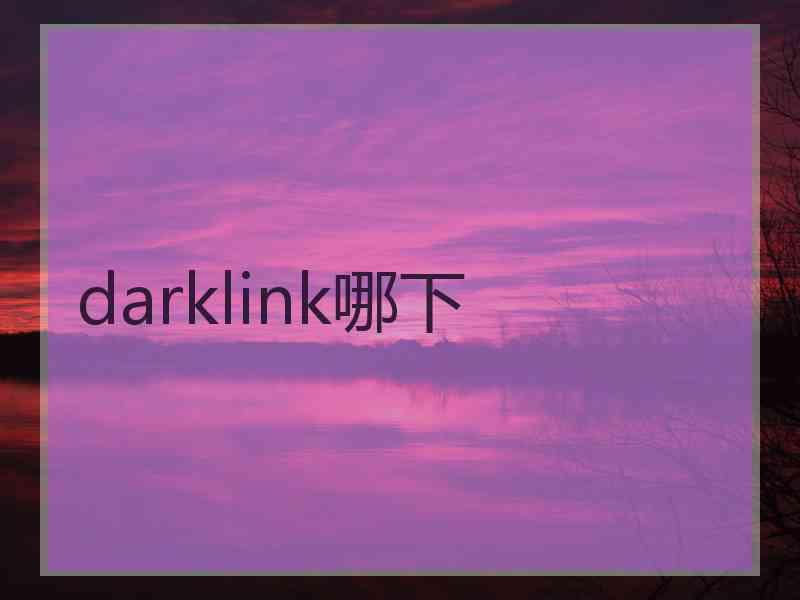 darklink哪下